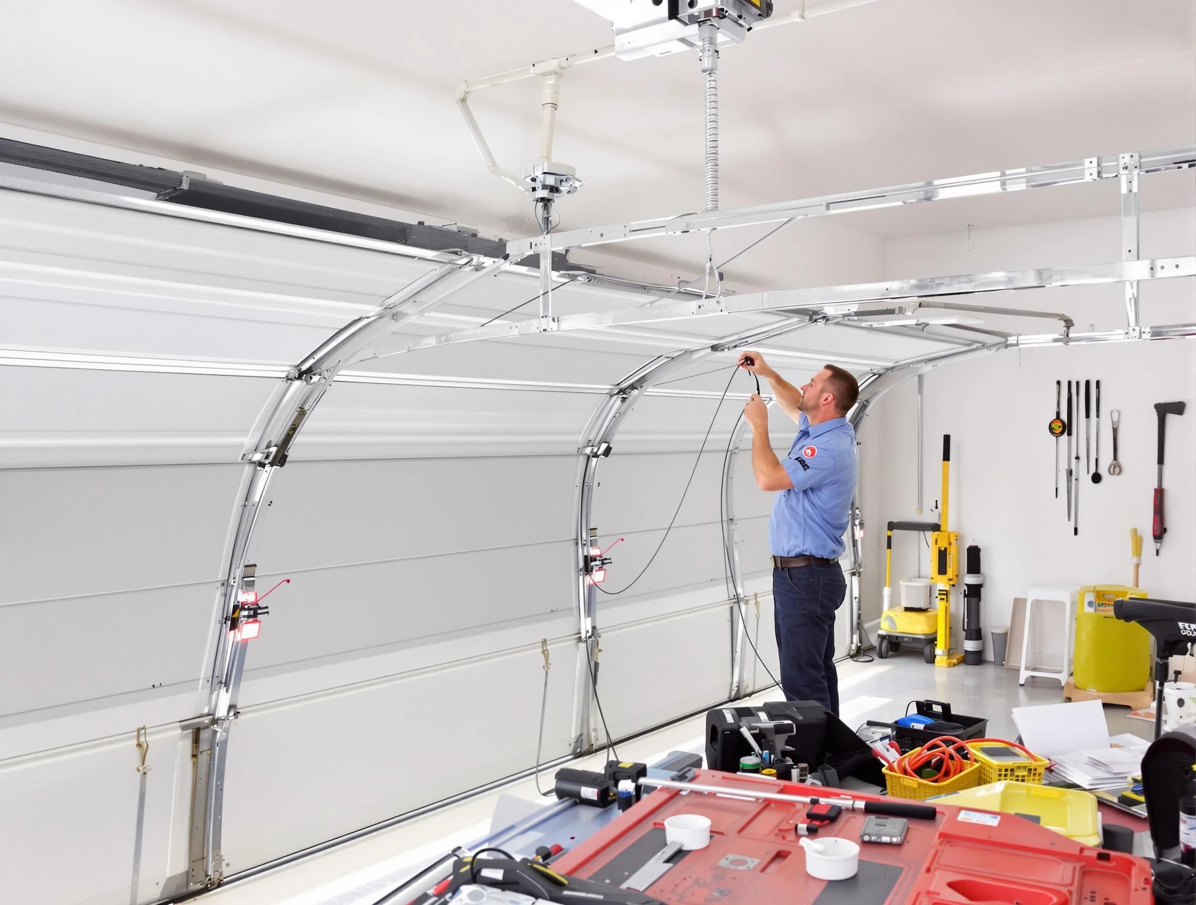 Garage door cable repair service by Braintree Garage Door Repair in Braintree