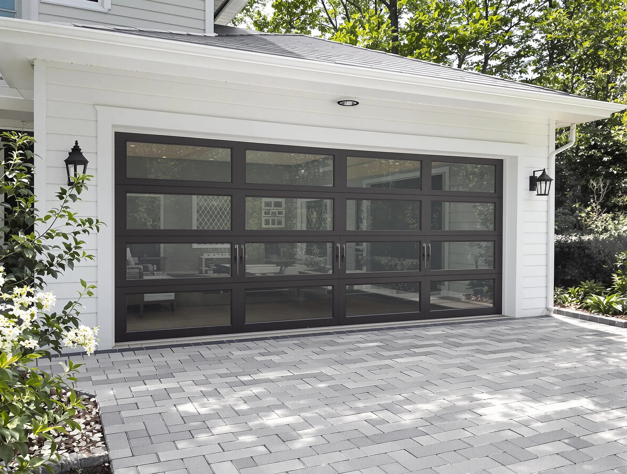 Braintree Garage Door Repair design specialist presenting custom garage door options to Braintree homeowner