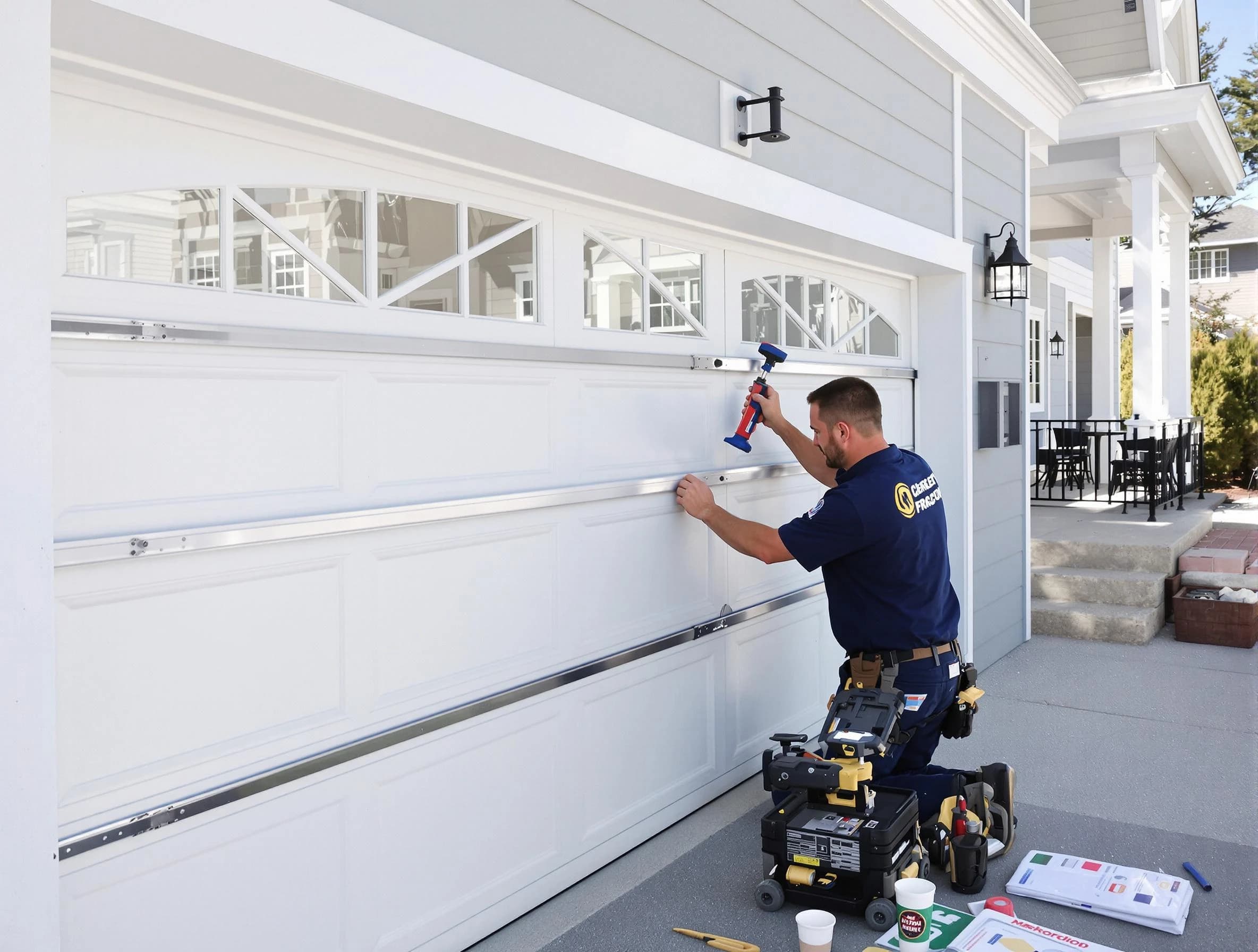 Professional garage door installation by Braintree Garage Door Repair in Braintree