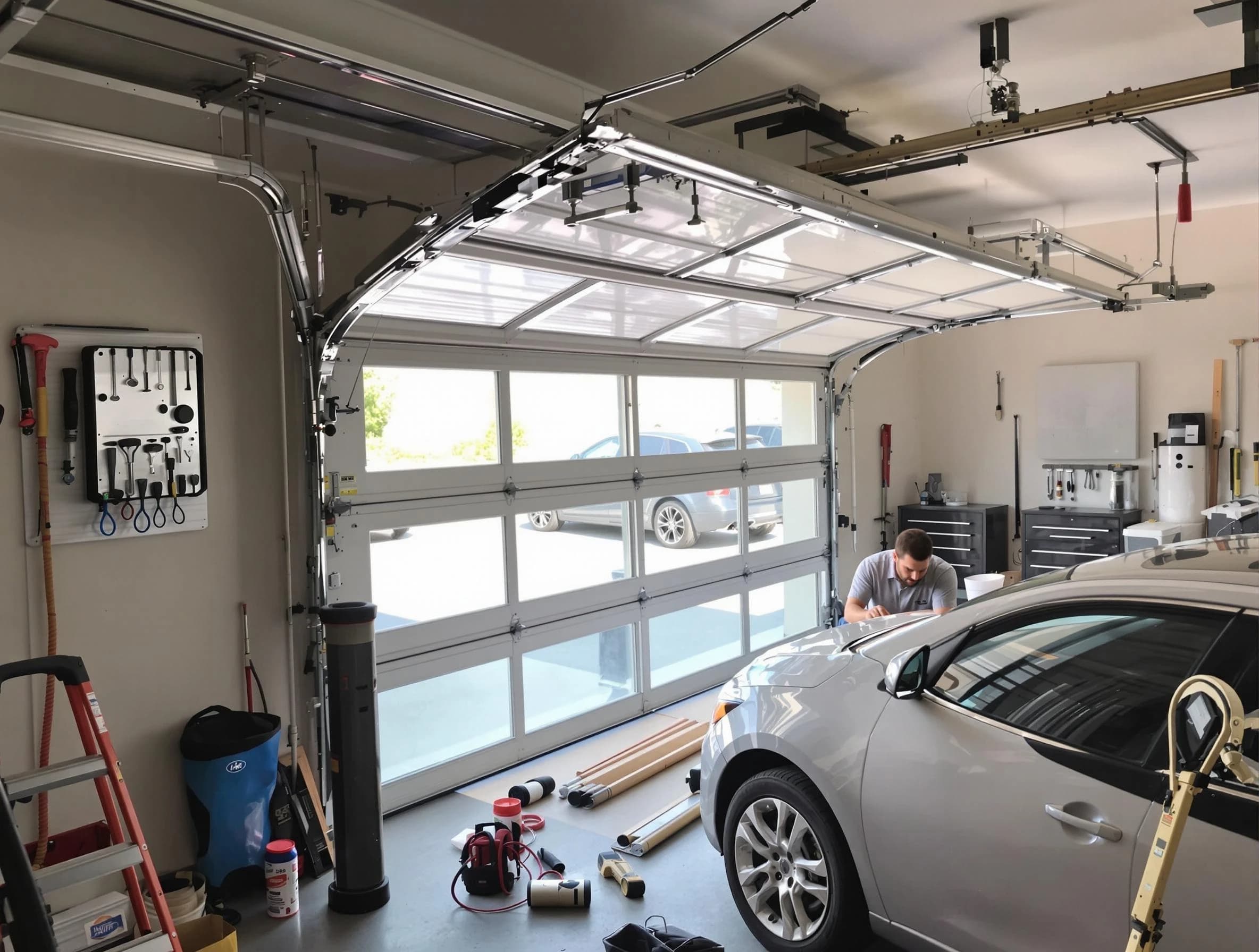 Garage door noise reduction service by Braintree Garage Door Repair in Braintree