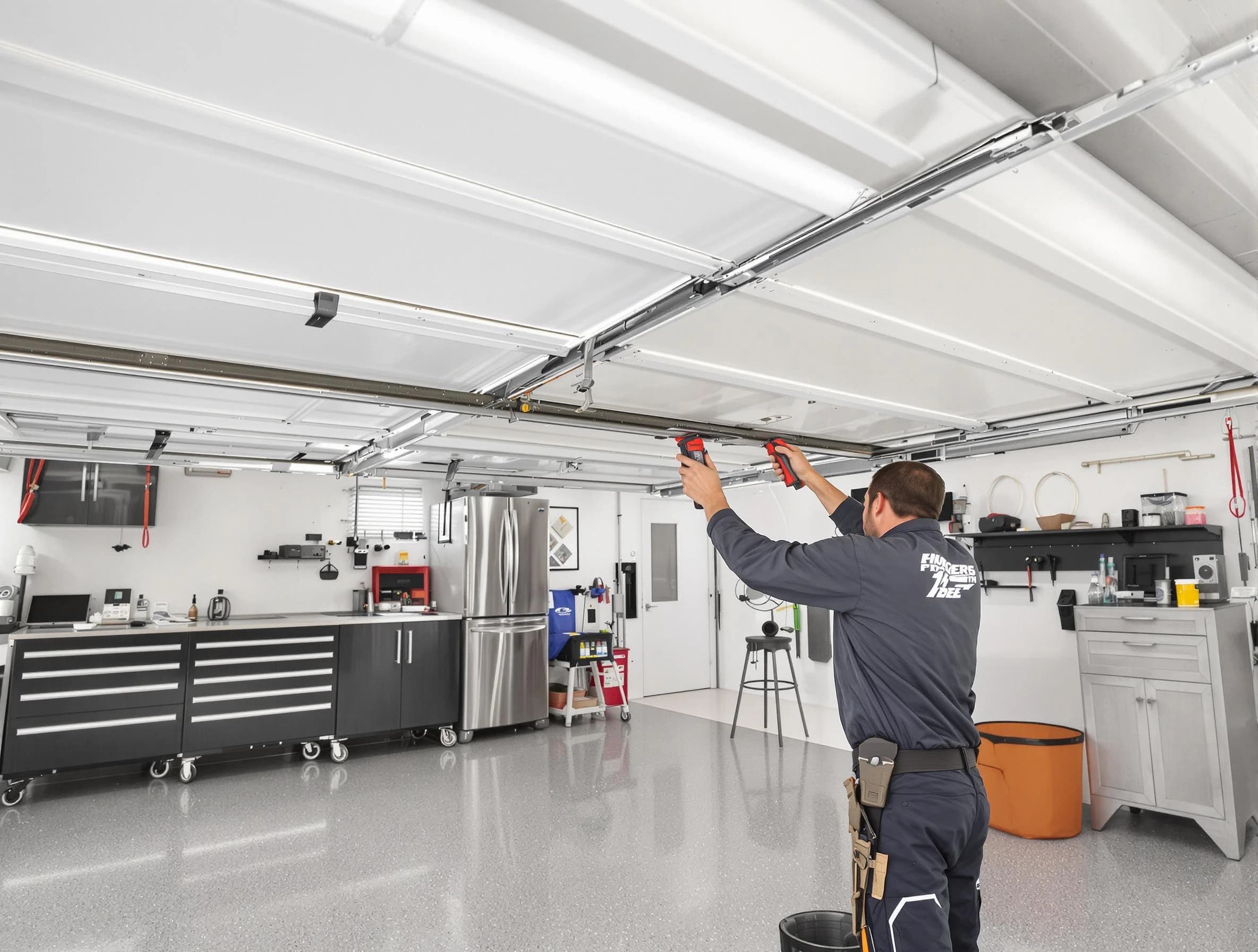 Overhead garage door repair service by Braintree Garage Door Repair in Braintree