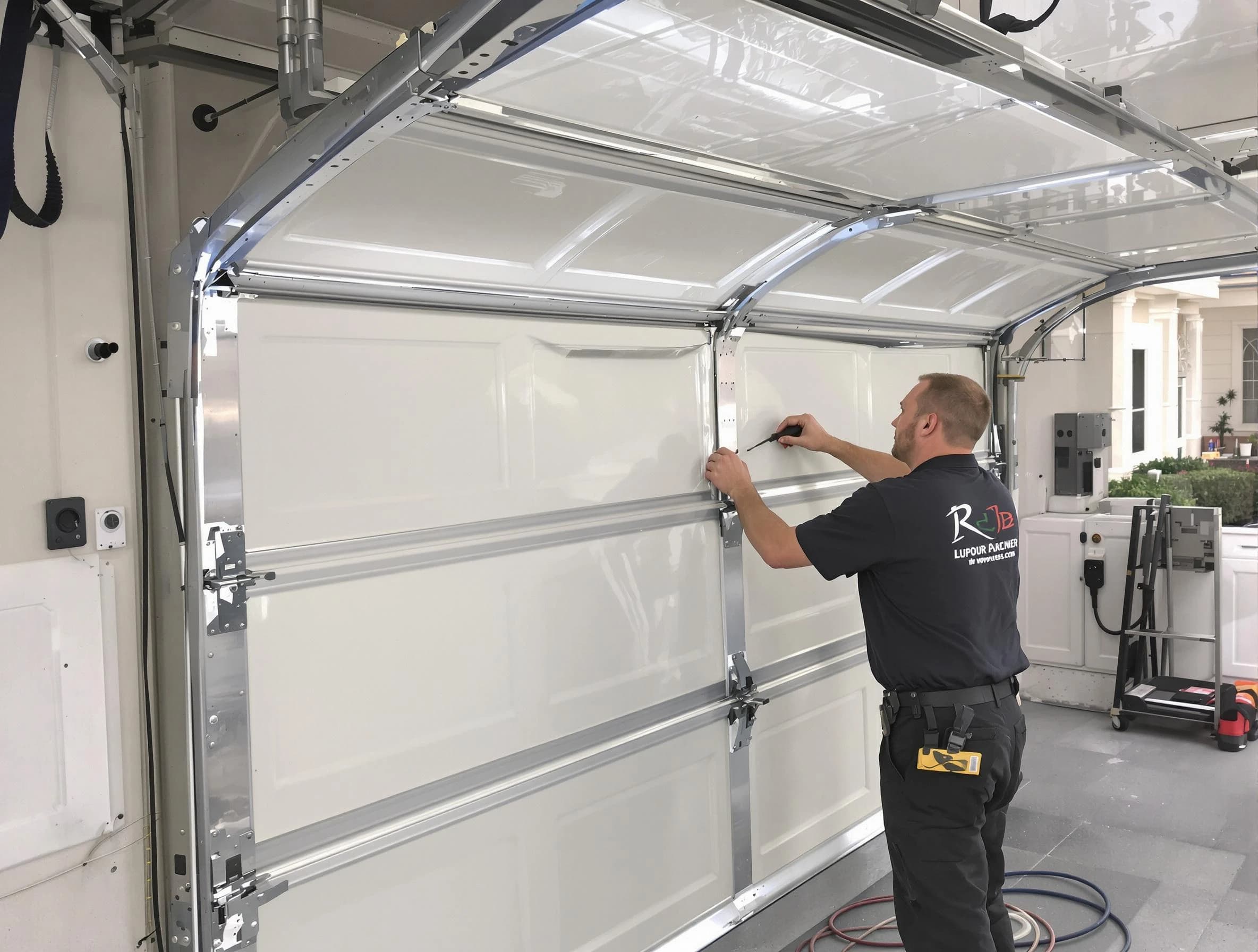Braintree Garage Door Repair professional performing panel repair in Braintree