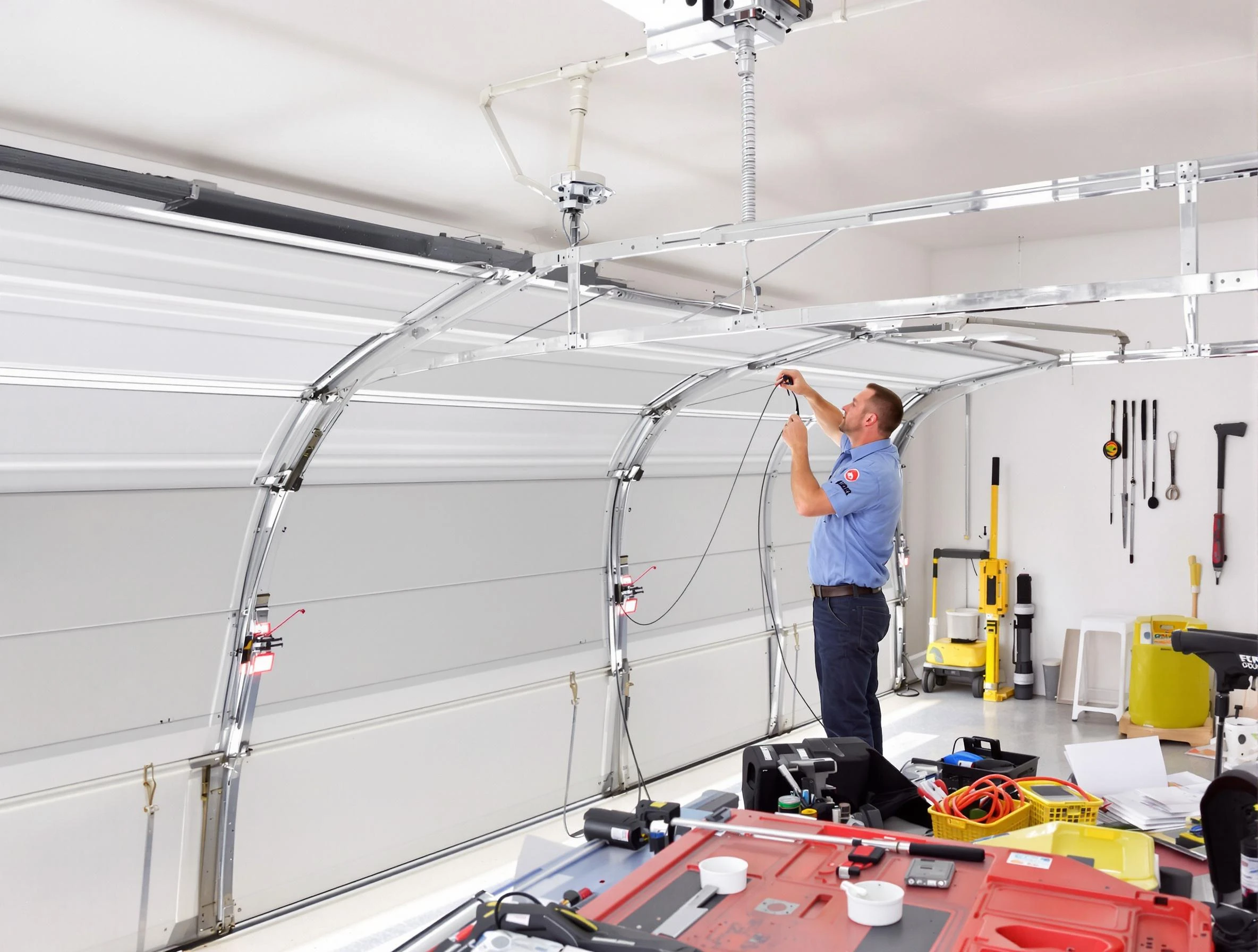 Garage door cable repair service by Braintree Garage Door Repair in Braintree