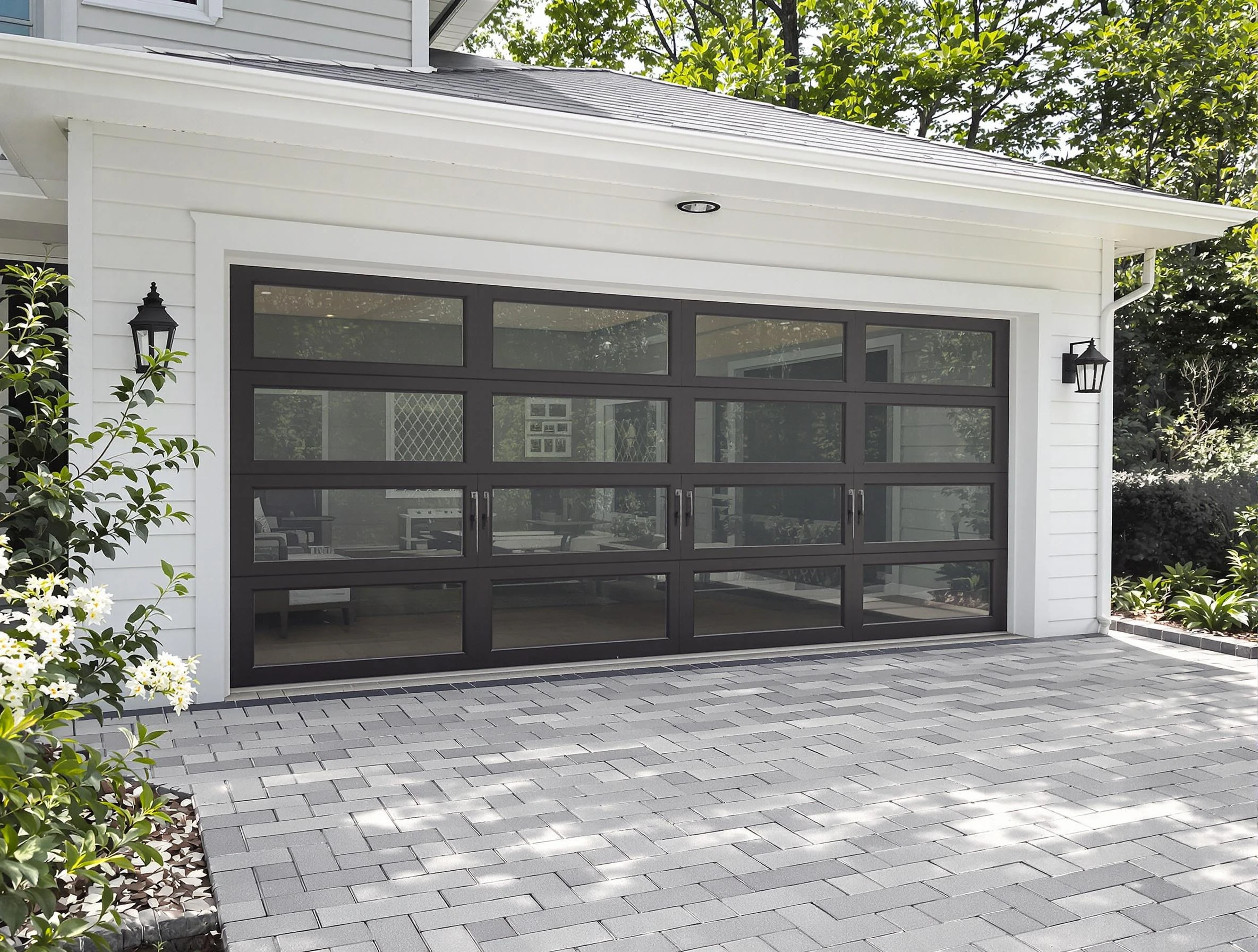Braintree Garage Door Repair design specialist presenting custom garage door options to Braintree homeowner