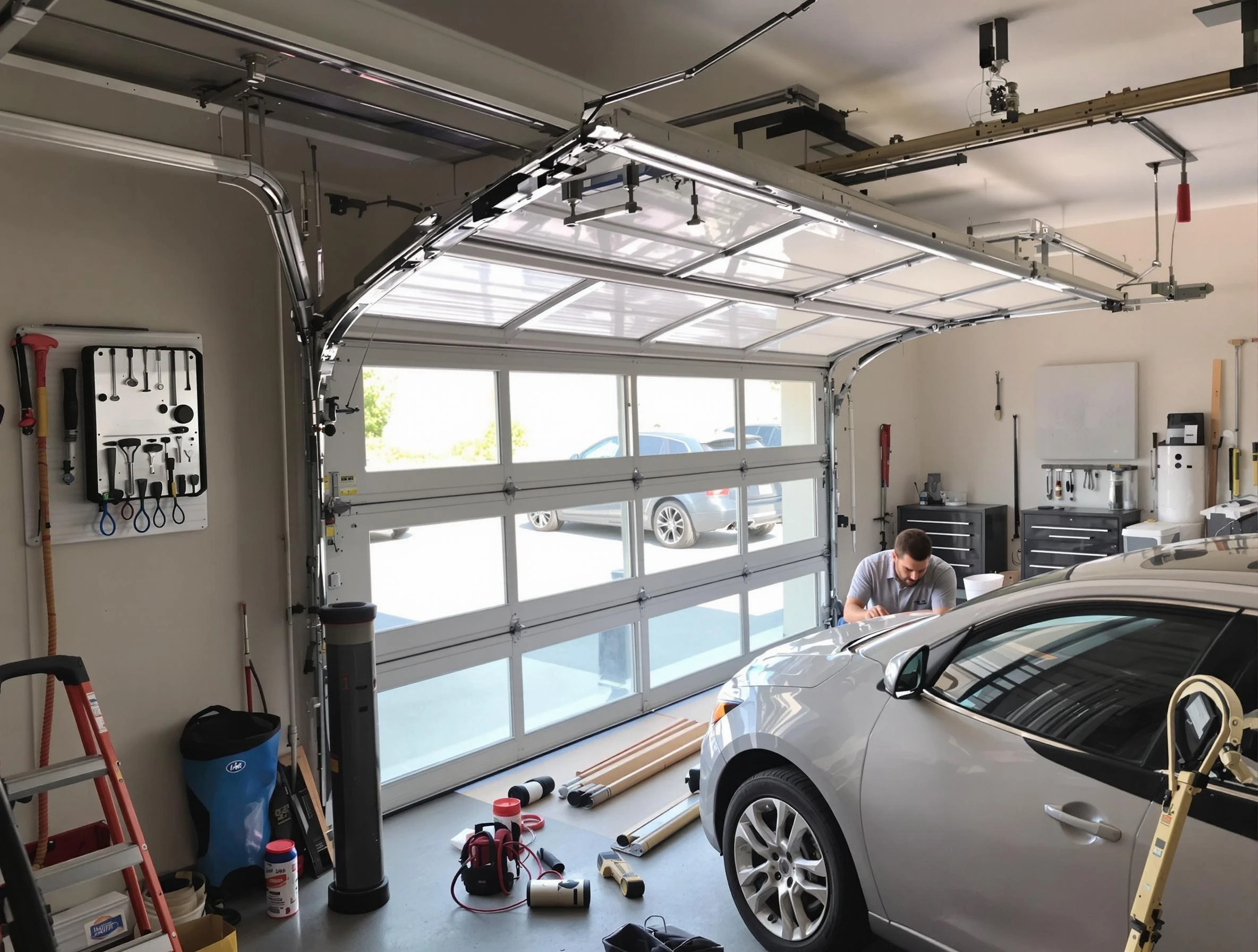 Garage door noise reduction service by Braintree Garage Door Repair in Braintree